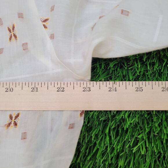 Vintage 70s JCPenney Dagger Collar Button Shirt Medium 15.5 33 Made In USA - Picture 11 of 14